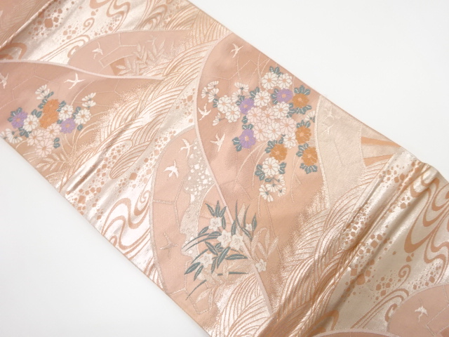 JAPANESE FUKURO OBI / WOVEN STREAM